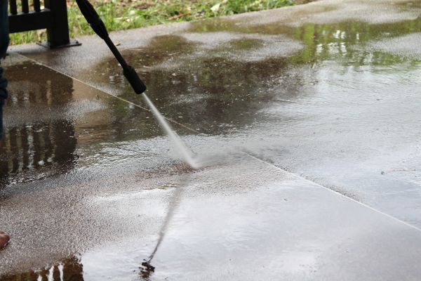 Concrete Deck Cleaning in Sylvania